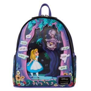Loungefly Disney Alice in Wonderland Cheshire Cat-Mini Backpack (NWT)